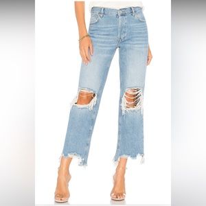 Free People We the Free Maggie Straight Leg Jean